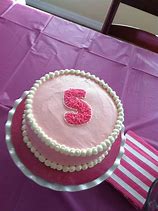 Image result for Little Girl Birthday Cake Pink Flower