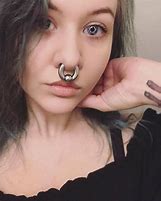 Image result for Biggest Septum Piercing