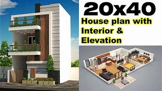 Image result for 30X20 Front Elevation Design