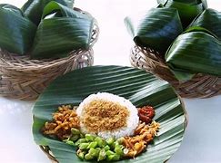 Image result for Nasi Daun Pisang