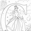 Image result for Cinderella Coloring