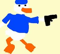 Image result for Donald Duck Holding a Gun