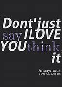 Image result for Just Saying I Love You