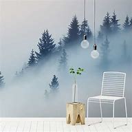 Image result for Misty Forest Wall Mural