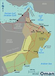 Image result for Detailed Map of Oman