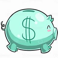 Image result for Glitter Piggy Bank PNG