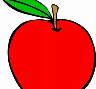 Image result for Red Apple Outline Clip Art with Seeds