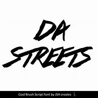 Image result for Da Streets Font