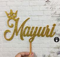 Image result for Personalized Name Cake Topper