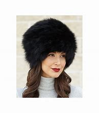 Image result for Black Fox Fur Hat