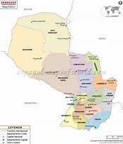 Image result for Mapa Del Paraguay