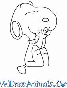 Image result for Easy Draw Snoopy