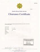 Image result for South African Police Clearance