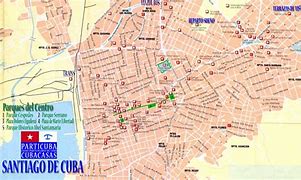 Image result for Santiago De Cuba Map