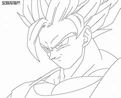 Image result for goku head drawing