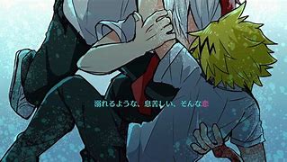 Image result for Kaminari X Todoroki Cuddles