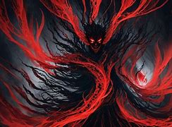 Image result for Red and Black Monster