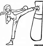 Image result for Kickboxing Drawing