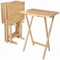 Image result for Solid Wood Table Foldable