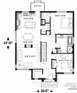 Image result for Spacious 2 Bedroom House Plan