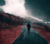 Image result for Sad Man Walking Alone in Rain