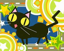 Image result for Black Cat at Night