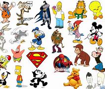 Image result for Animated Characters Well Known