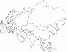 Image result for Blank Outline Map of Eurasia