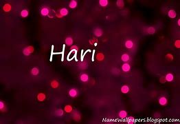 Image result for Hari Name Logo