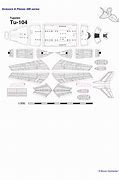 Image result for Tu-104 Blueprint