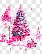 Image result for Pink Christmas Scene