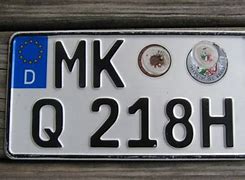 Image result for Germany License Plate