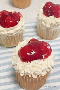 Image result for Cherry Pie Cupcakes