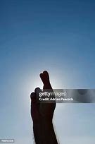 Image result for Fingers Crossed Silhouette