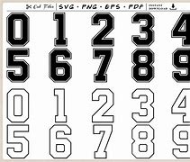 Image result for Best Font for Jersey Numbers