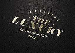 Image result for Gold Foil Logo Mockup