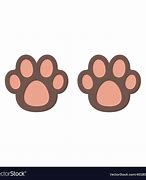 Image result for Cat Paw Print Drawing