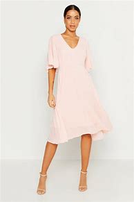 Image result for Cape Chiffon Midi Dress