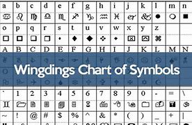 Image result for Wingdings to Alphabet