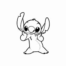 Image result for Disney Stitch Black and White