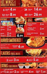 Image result for Rico Pollo Menu