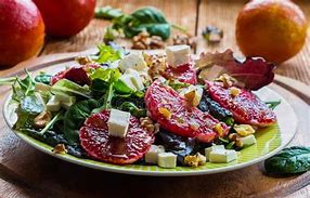 Image result for green salad with feta cheese