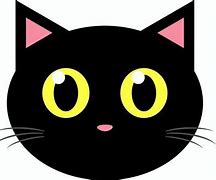 Image result for Black Cat Head Clip Art