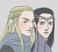 Image result for Lindir and Legolas