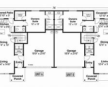 Image result for Multi Family House Plans Duplex