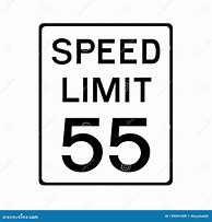 Image result for Speed Limit 55 Sign Clip Art