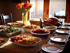 Image result for Thanksgiving Turkey Dinner Table