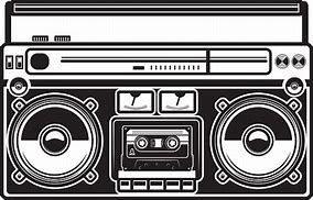 Image result for 80s Boom Box SVG