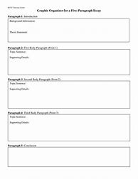 Image result for Paragraph Outline Template