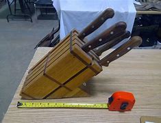 Image result for Wood Knife Block